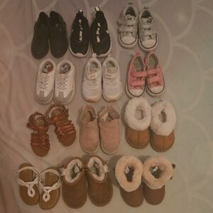 Nike Kids Black and White Sneakers